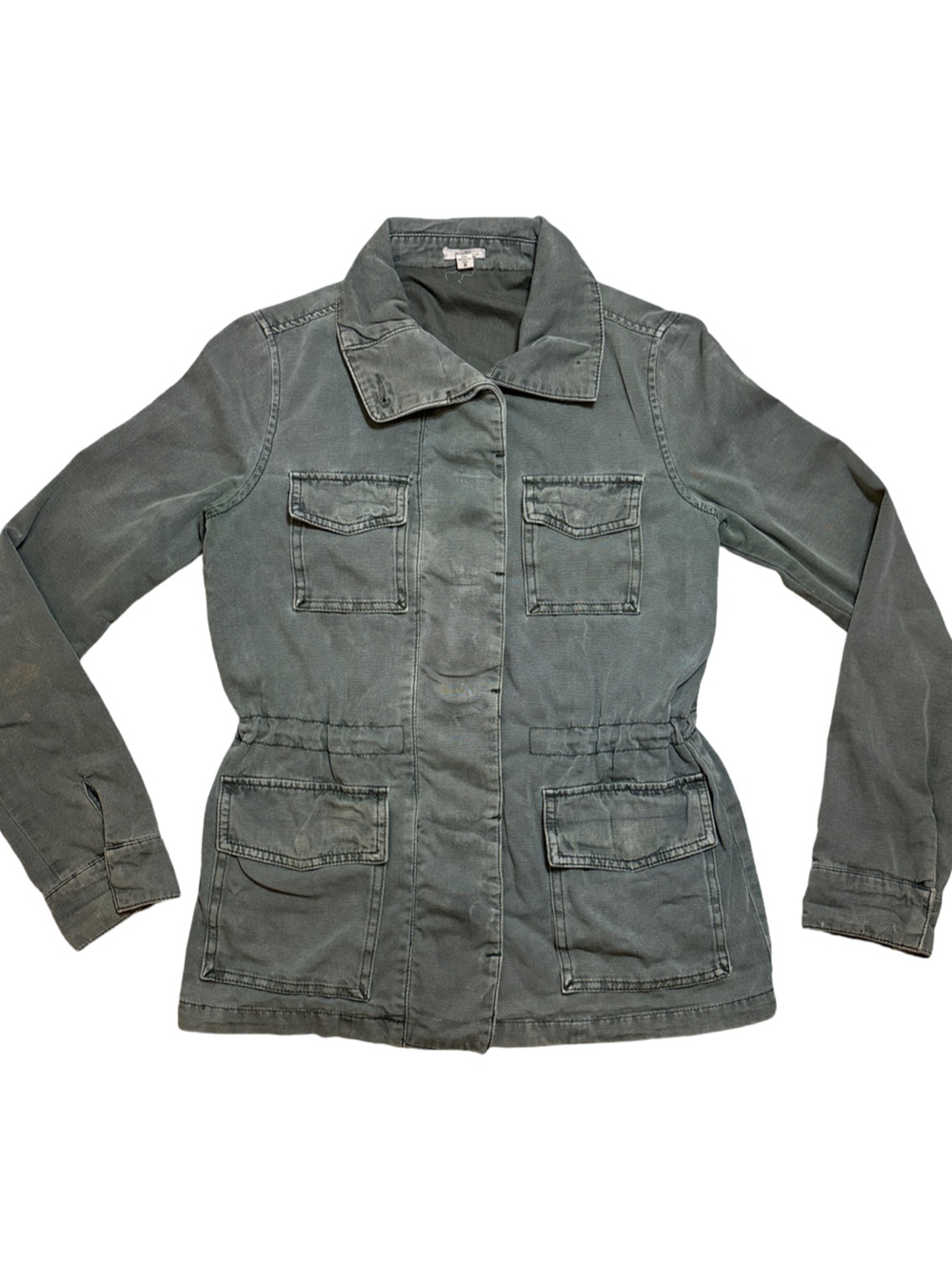Ecote Utility Jacket Size Small Green Military Cargo Jacket